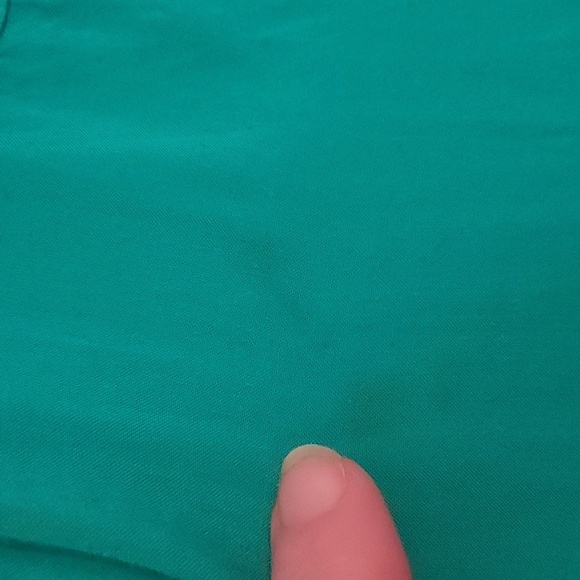 Splendid contrast long sleeve top teal soft small spots on front size small - Picture 8 of 9